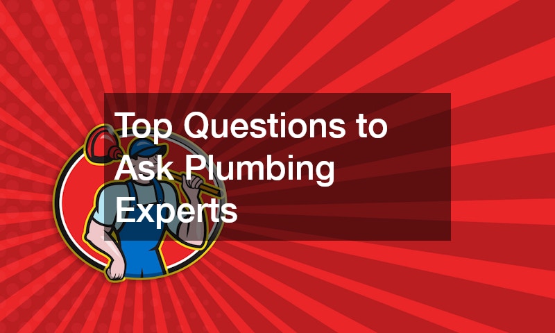 Top Questions to Ask Plumbing Experts